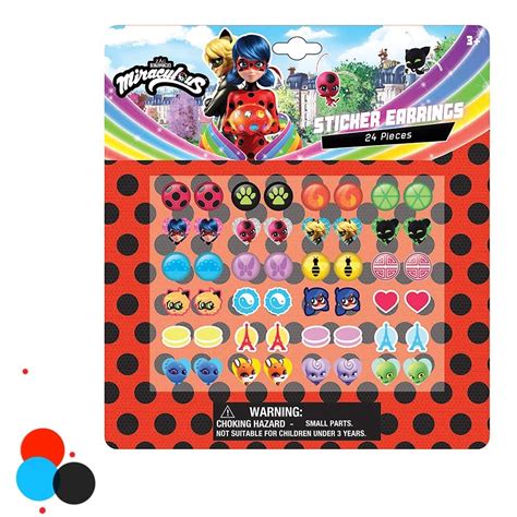 Buy Miraculous Ladybug Set Of 24 Pairs Of Self Adhesive Sticker