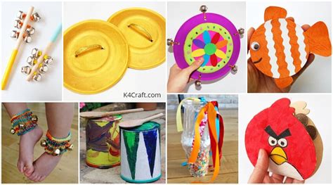 Musical Instruments for Kids With Recycled Materials - K4 Craft