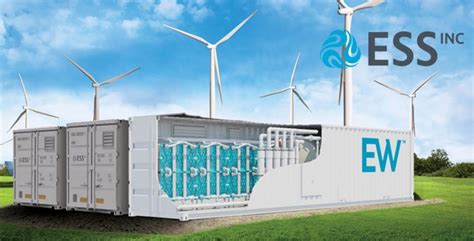 Ess Inc Announces The Energy Center™ Flexible Scalable And Sustainable Long Duration Battery