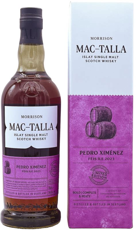 Morrison Mac Talla Pedro Ximenez F Is Le Single Malt Scotch Whisky