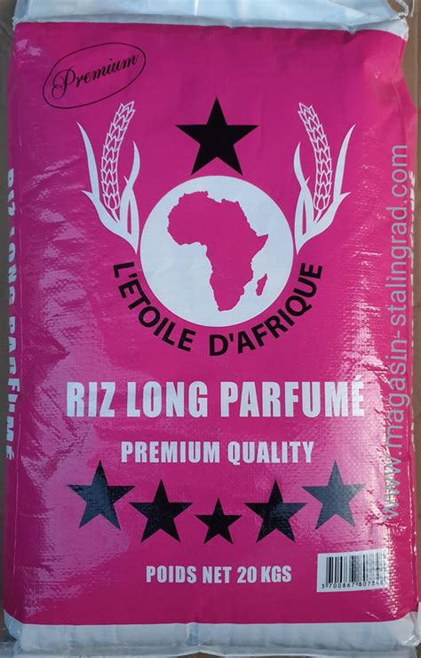 Riz long parfumé étoile d Afrique 20 kg 41 90 euros