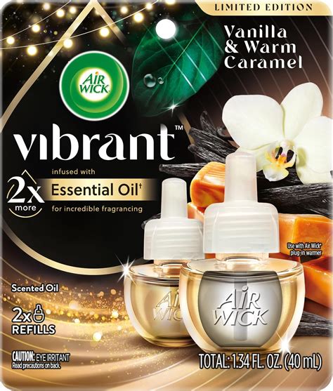 Amazon Air Wick Vibrant Plug In Scented Oil Refill Ct Vanilla