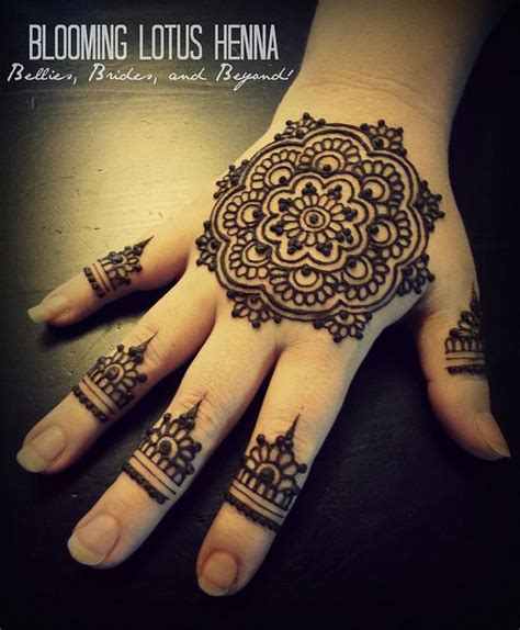 Mandala Henna Hand w/finger accents | Henna tattoo designs, Henna, Hand ...