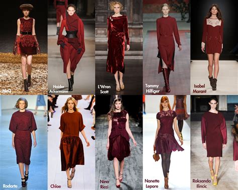 Frills And Thrills The Burgundy Dress Trend