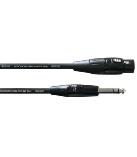 Cable Cordial CIM0 6FV XLR F Jack Stereo 0 6 M