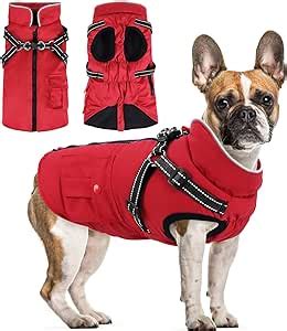 Woiil Hundejacke Hundemantel für Grosse Hunde Warmer Winter Wasserdicht