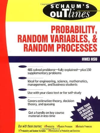 Amazon Schaum S Outline Of Probability Random Variables And