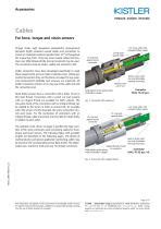 Cables For Force Torque And Strain Sensors Kistler Pdf Catalogs