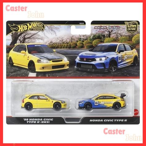 PREORDER Hot Wheels Honda Civic Twin Pack Type R FL Spoon Honda Civic