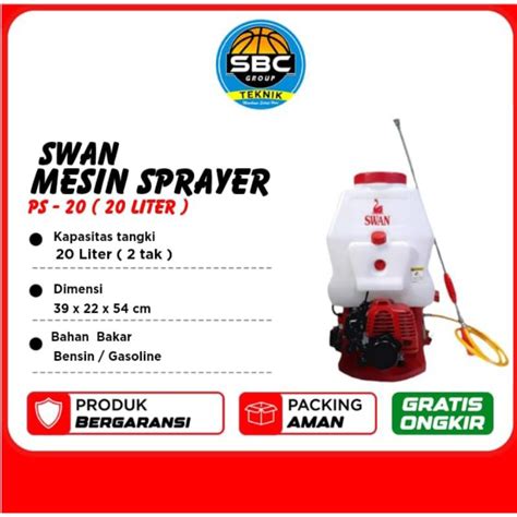 Jual Mesin Semprot Hama Knapsack Power Sprayer Swan Ps Shopee