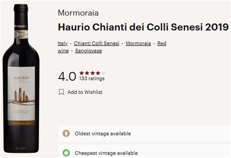 » Mormoraia 2019 Haurio Chianti Colli Senesi