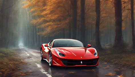 Ferrari Drives Through Forest 3 By Mswwelten On Deviantart