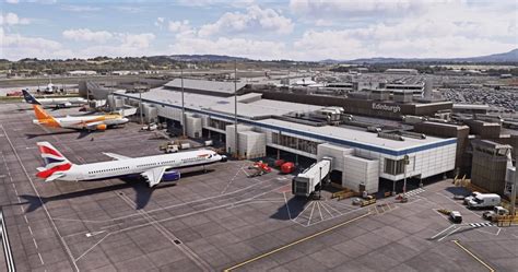 Pyreegue Releases Stunning New Version Of Edinburgh Airport For Msfs