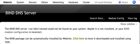 How To Install The Bind Dns Server Using Webmin So Asterisk Extensions