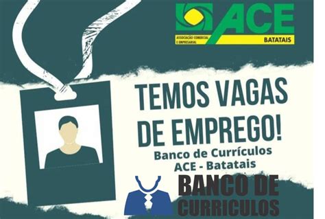 Banco De Currículos On Line Da Ace Batatais Auxilia Empresas E