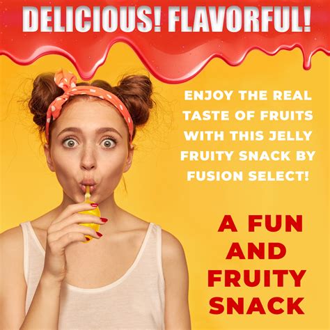 Fusion Select Juicy Jelly Fruit Snack Pack Assorted Gummy Candy