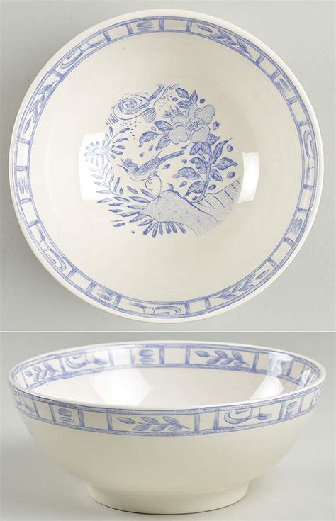 Oiseau Bleu Fruit Cereal Bowl By Faiencerie De Gien Replacements Ltd