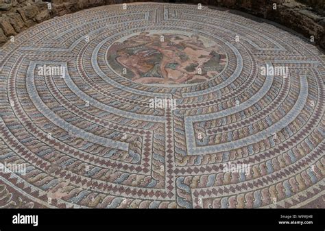 Mosaic In The House Of Theseus Paphos Archaeological Park Kato Pafos