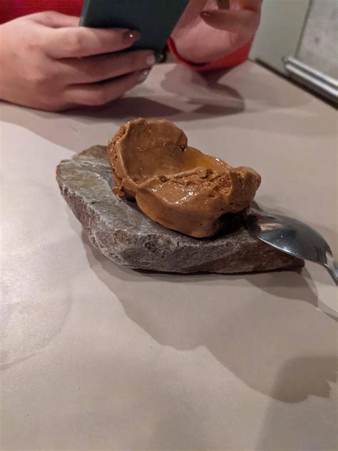 Ice cream on a (cold) rock : r/WeWantPlates