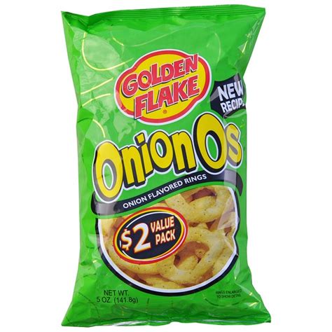 Golden Flake Onion Os Onion Flavored Snack 5 Oz From Greer S Instacart