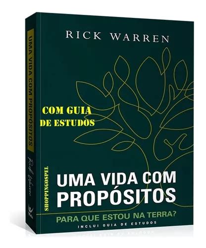 Uma Vida Propósito Para Que Estou Na Terra Livro MercadoLivre