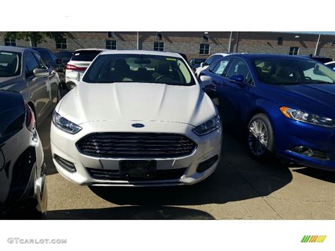 2016 White Platinum Tri Coat Metallic Ford Fusion Se 115759337 Photo 2 Car