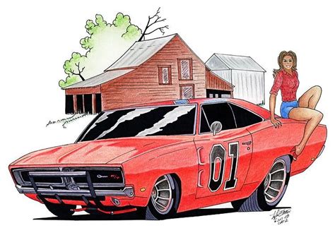 Mopar Cartoon Cool Car Drawings Car Cartoon Best Muscle Cars