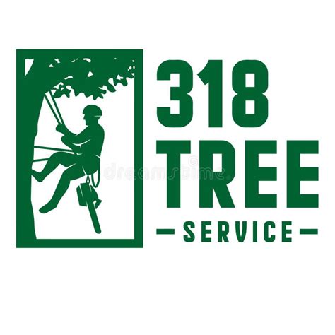 Ilustración Vectorial De Diseño De Logotipo De Servicio De árbol Stock