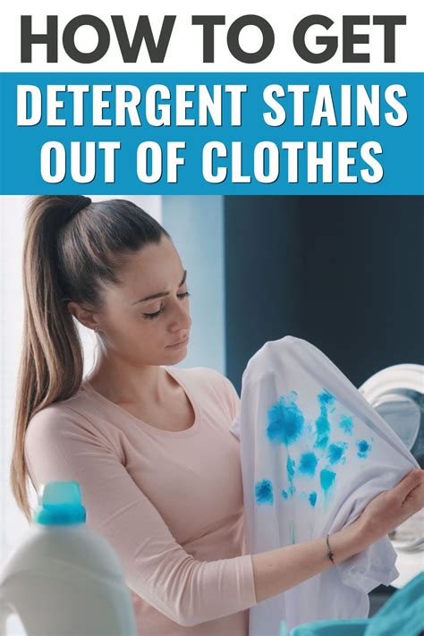 How to Get Detergent Stains Out of Clothes