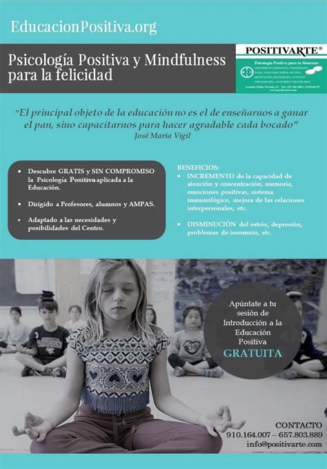 Talleres Psicología Positiva Y Mindfulness Para La Felicidad Positivarte