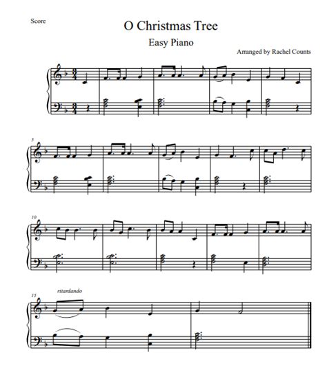 O Christmas Tree Sheet Music Free Pdf