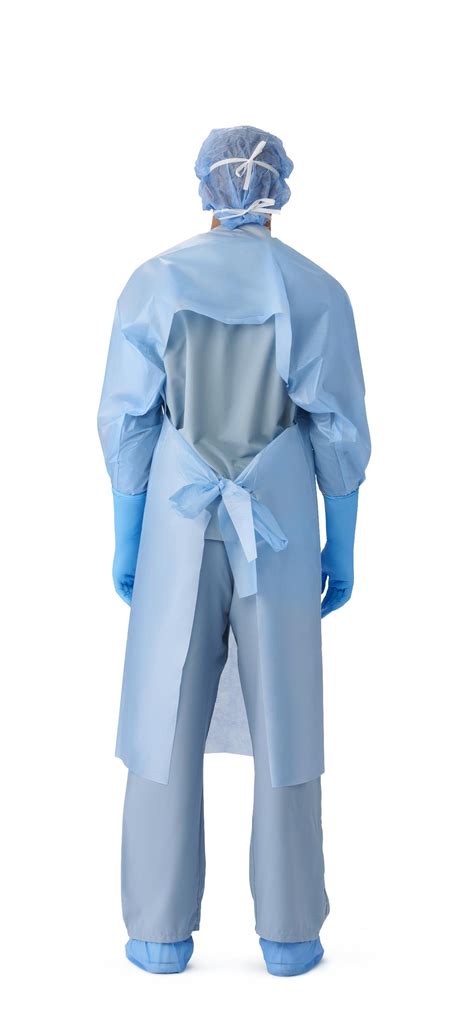 Medline Disposable Aami Level Open Back Protective Gown Medline