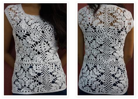 Sweet Nothings Crochet Zees Shelled Top