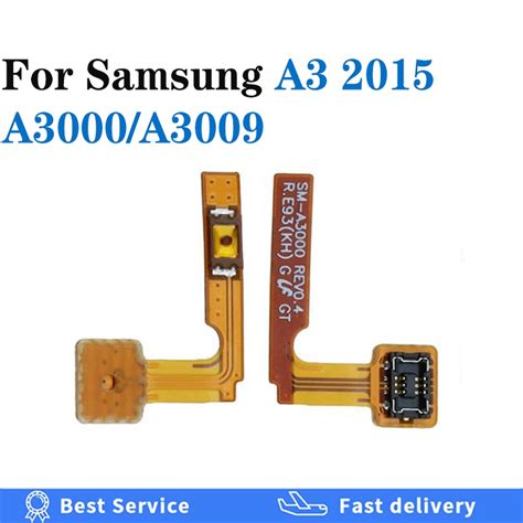 Volume Button Power Switch On Off Button Flex Cable For Samsung Galaxy A3 A3000 A5 A500fu A7