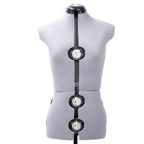 Buy Gray Dials Female Fabric Adjustable Mannequin Dress Form For