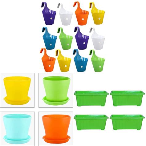 Kraft Seeds Pcs Plastic Single Hook Hanging Planter Pot Plastic