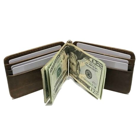 Front Pocket Wallet with Money Clip and ID Window