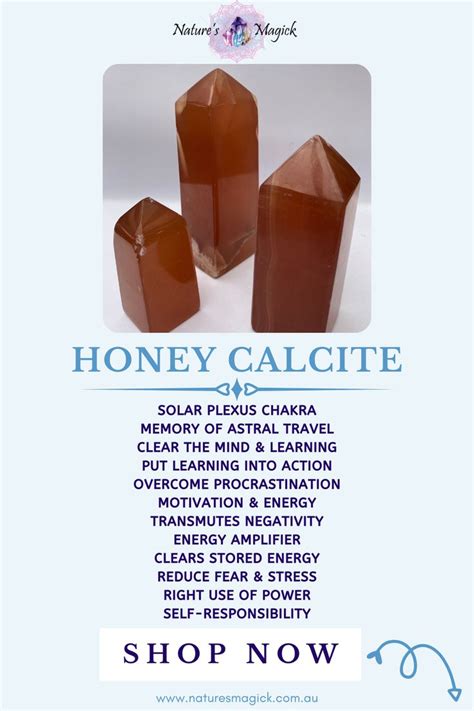 Honey Calcite Meaning Properties Healing Crystals Honey Calcite