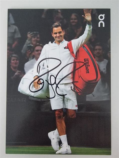 Autogrammkarte Roger Federer Originalunterschrift Kaufen Auf Ricardo