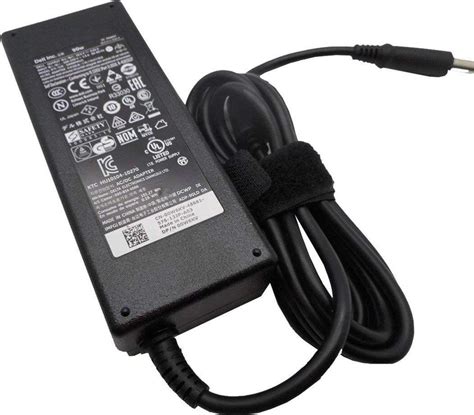 Dell 90W AC Laptop Charger Output Voltage 19V Input Voltage 100