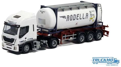 AWM Rodella Iveco HiWay Stralis 26ft Swapbody Container 75414 TRUCKMO