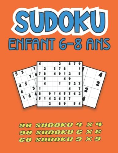 Sudoku Enfant Ans Livre De Grilles De Sudoku Faciles Pour