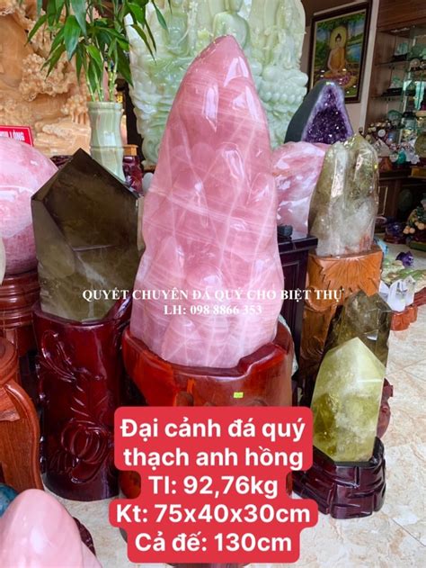 Cây Đá phong thuỷ Thạch Anh Hồng Đá Mỹ Nghệ Yên Bái