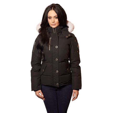 Moose Knuckles 3q Jacket Black Womens Shoplifestyle