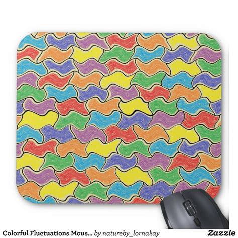 Colorful Fluctuations Mousepad From Color Mouse Pad Coasters