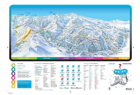 Grandvalira Canillo Piste Map Trail Map High Res Ski Holidays