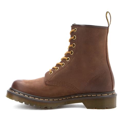 Dr Martens 1460 W 8 Eye Boot In Brown Lyst