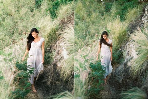 Side By Side Of A Film Photo Shot With A Contax 645 On Portra 800 Film