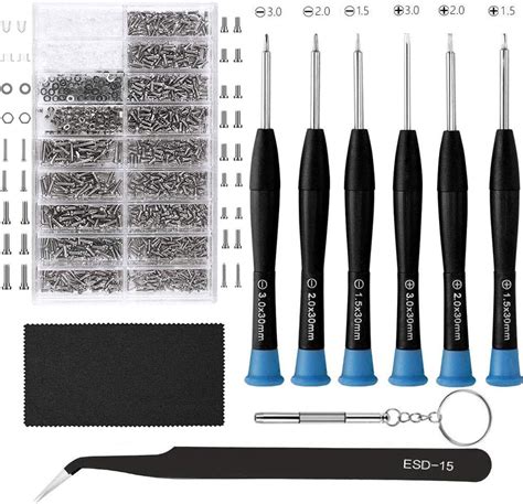 Octinpris Eyeglass Sunglass Repair Kit With Screws Tweezers