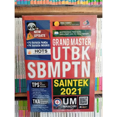 Jual Buku Grand Master Utbk Sbmptn Saintek 2021 Um Mandiri Shopee